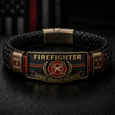 RedLineValor – Firefighter Pride Wristband