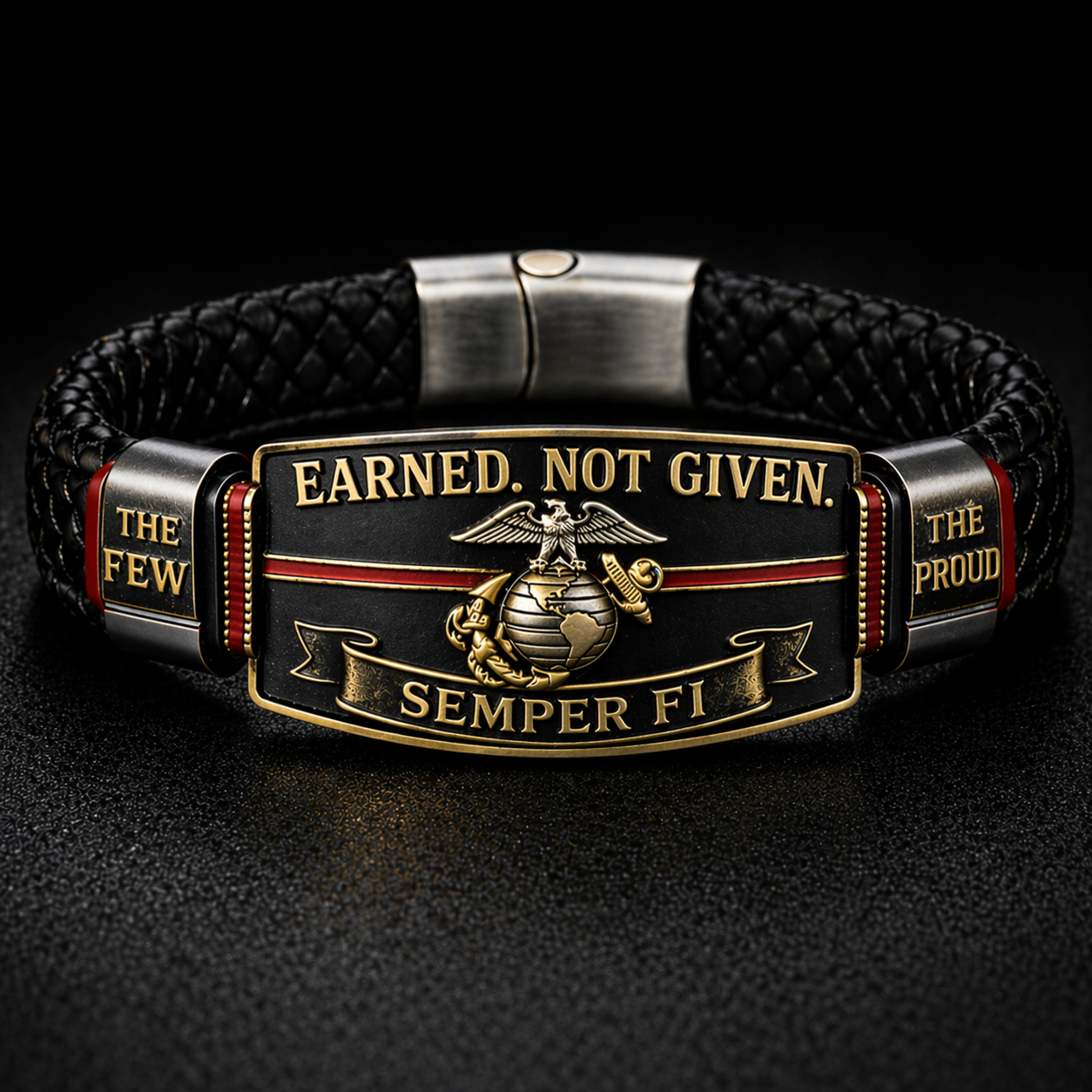 SemperValor – U.S. Marine Corps Tribute Bracelet