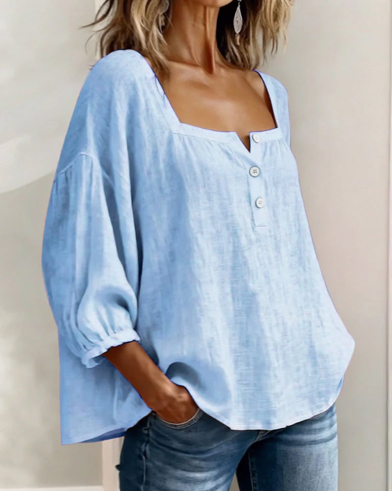 BreezeBelle – Lantern Sleeve Top