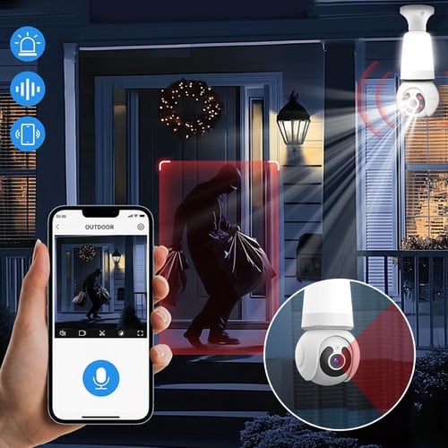 LumiGuard – Wireless Smart Bulb Security Camera
