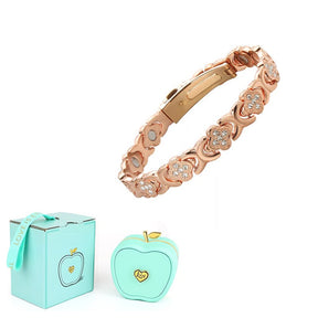 BloomGrace – Flower Copper Bracelet Elegant Style
