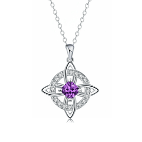 Hecatea – Witch’s Knot Birthstone Necklace