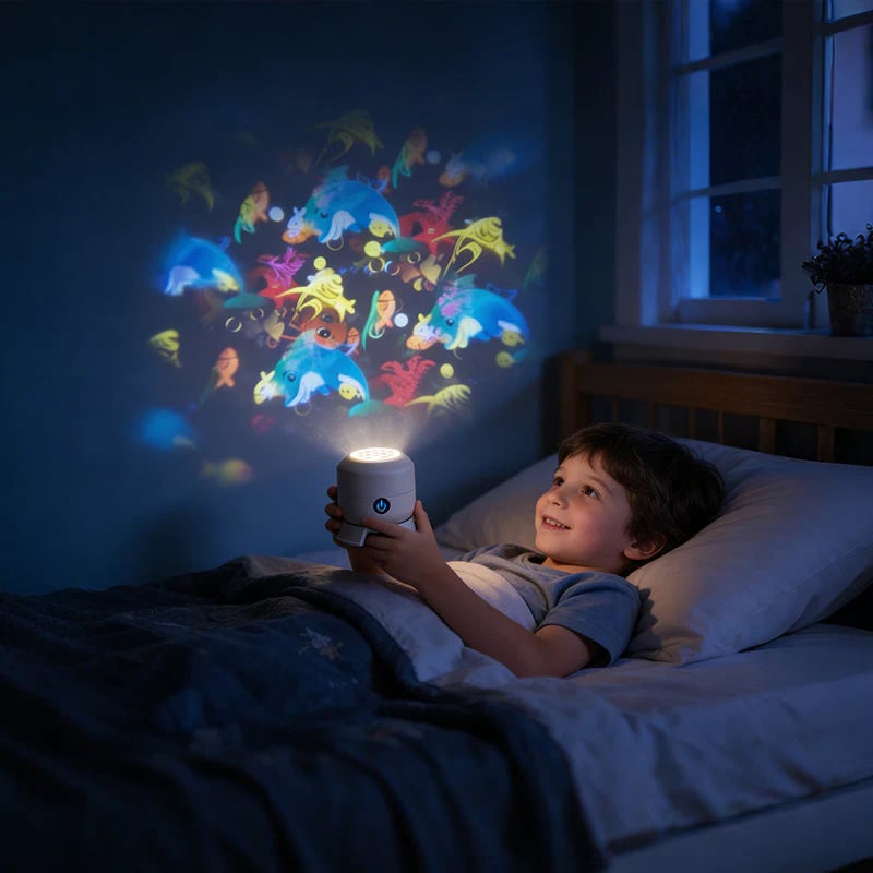 OceanGlow – Rotating LED Light Projector