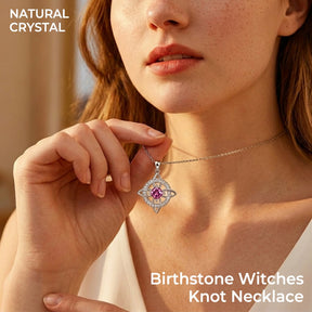 Hecatea – Witch’s Knot Birthstone Necklace
