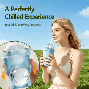 ChillCup – Foldable Silicone Ice Ball Drink Cup