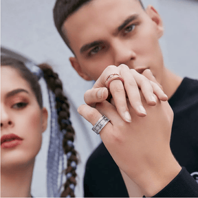 Zigzag - Sliding Ring Modern Statement Style
