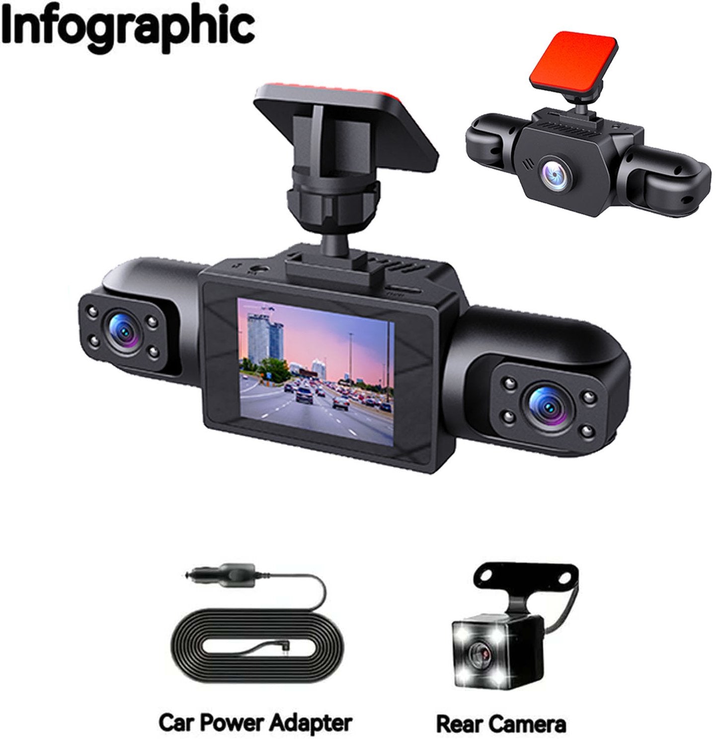 VistaDash – Full-View Car Dashcam System