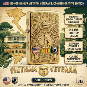 ValorFlame - Vietnam Veteran Commemorative Limited Edition Lighter 🇺🇸