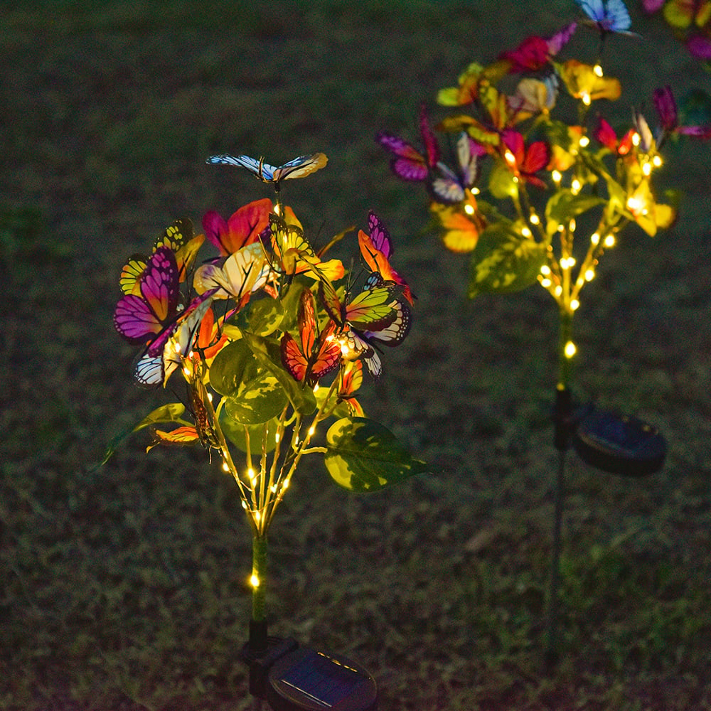 BloomLuxe – Solar Dancing Butterfly Lights