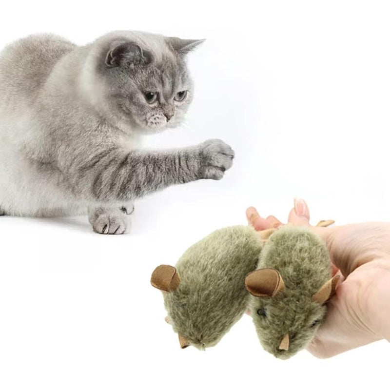 WhiskerJoy – Ultra-Realistic Squeaky Mouse Cat Toy