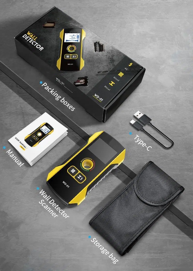 WallSense Pro – Precision Metal Detector Wall Scanner