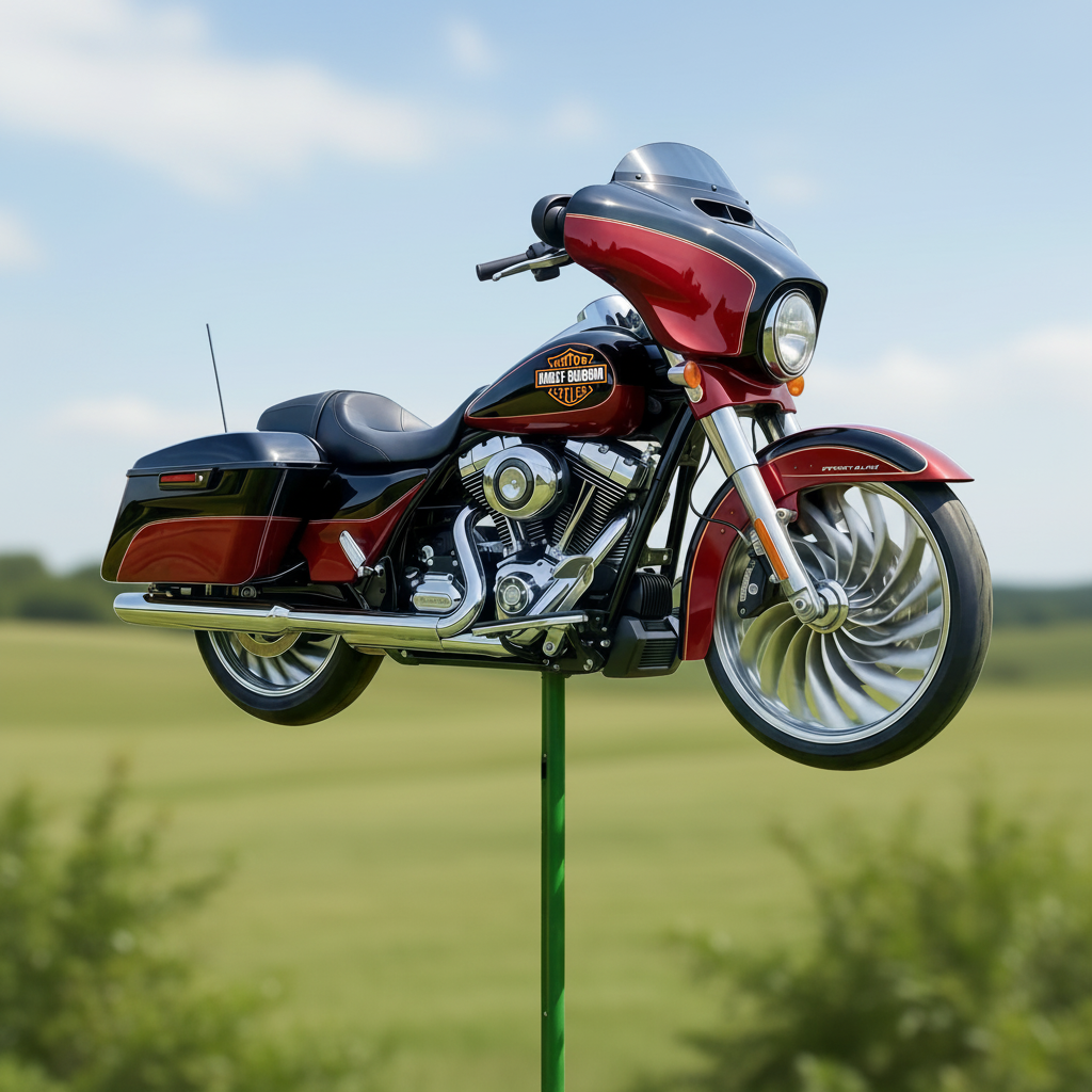 RideSpin – Harley-Davidson Motorcycle Garden Wind Spinner