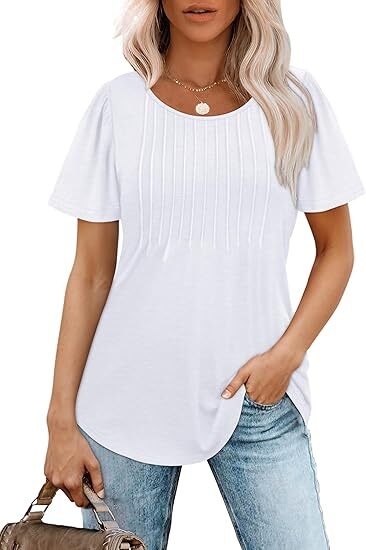 SoftMuse – Casual Dressy Summer Blouse