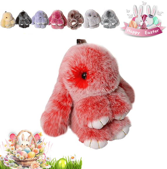 HopCharm – Cute Plush Bunny Keychain
