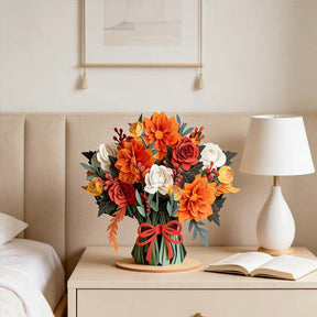 🌼💌 Forever-Blooming 3D Flower Pop-Up Card– Personalized Love Message & Everlasting Bloom 🎁