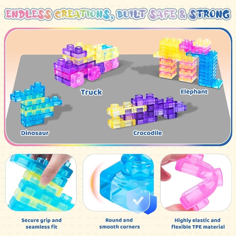 JellyCraft – Squishy Stacking Blocks for Creative Play