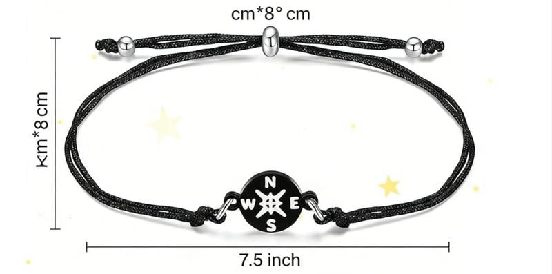 Pathway Promise – Compass Graduation Bracelet