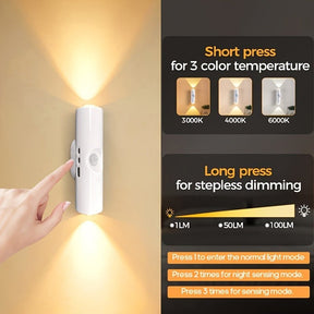 AquaGlow – SuRechargeable Smart LED Motion Sensor Ambient Light