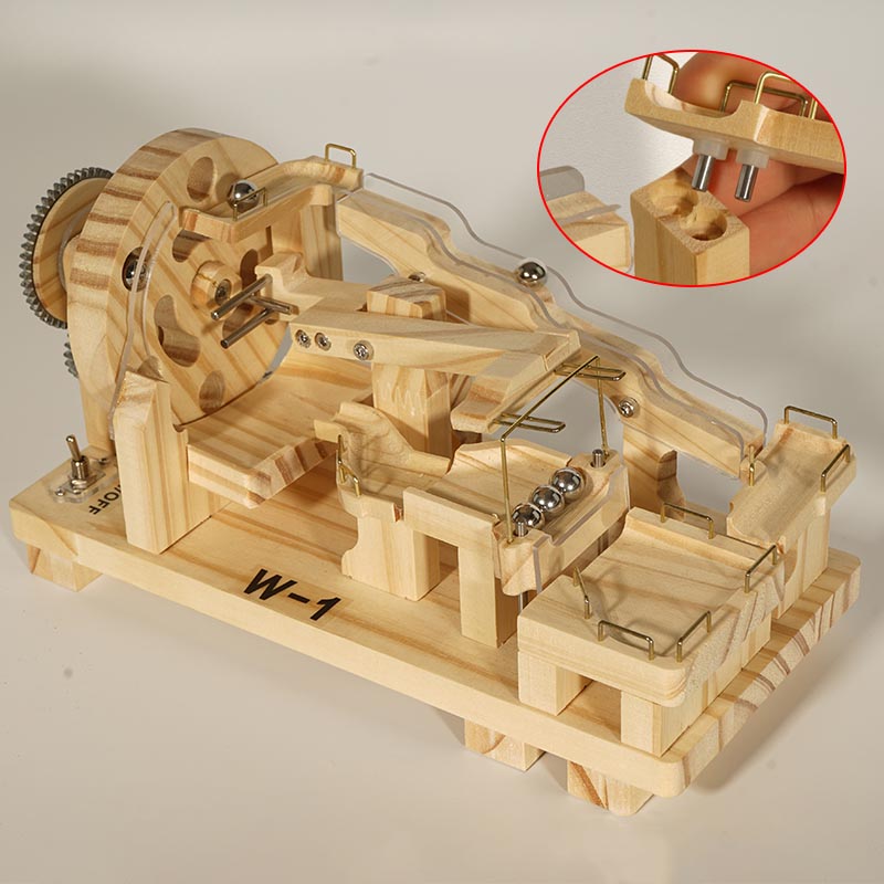 MarbleCraft – Wooden Marble Run Building Block Toy