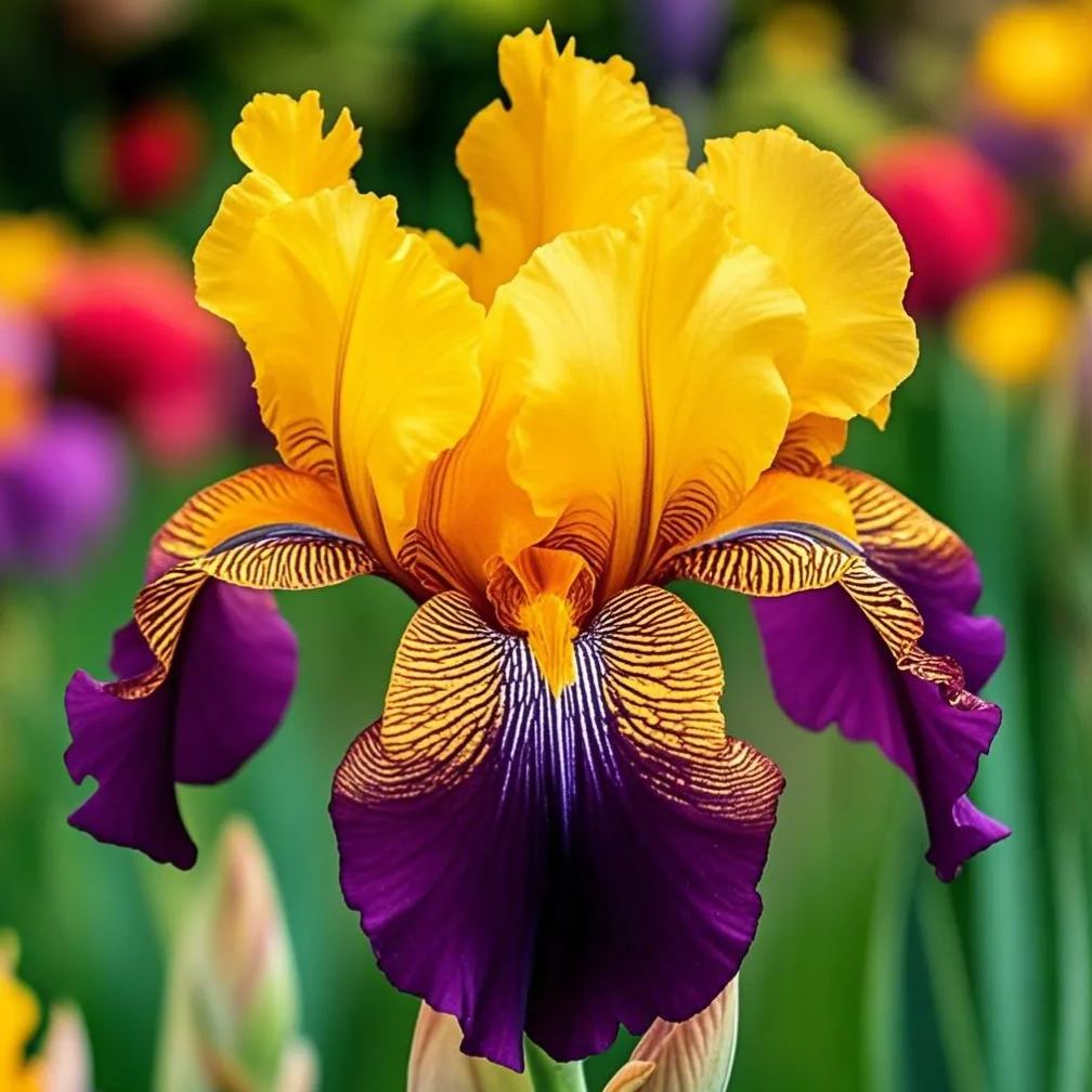 BloomAura – Exotic Tall Bearded Iris Flower