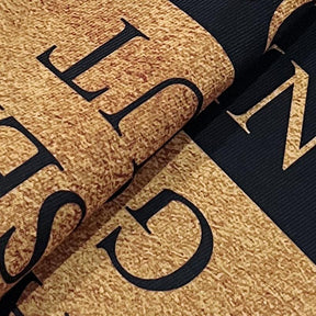 TexturaStep – Stylish Letter Pattern Door Mat