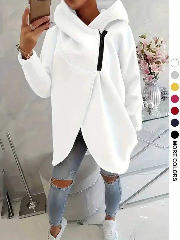 FlexiCurve – Stylish Plus Size Half Zip Hoodie