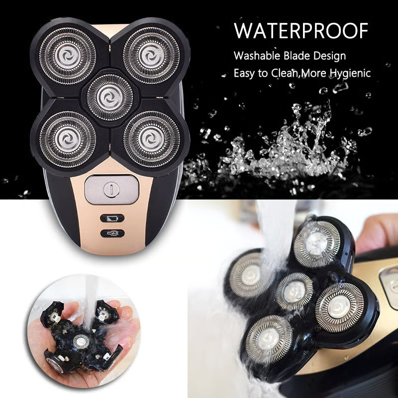 GroomFlex | 5-in-1 4D Electric Shaver Kit
