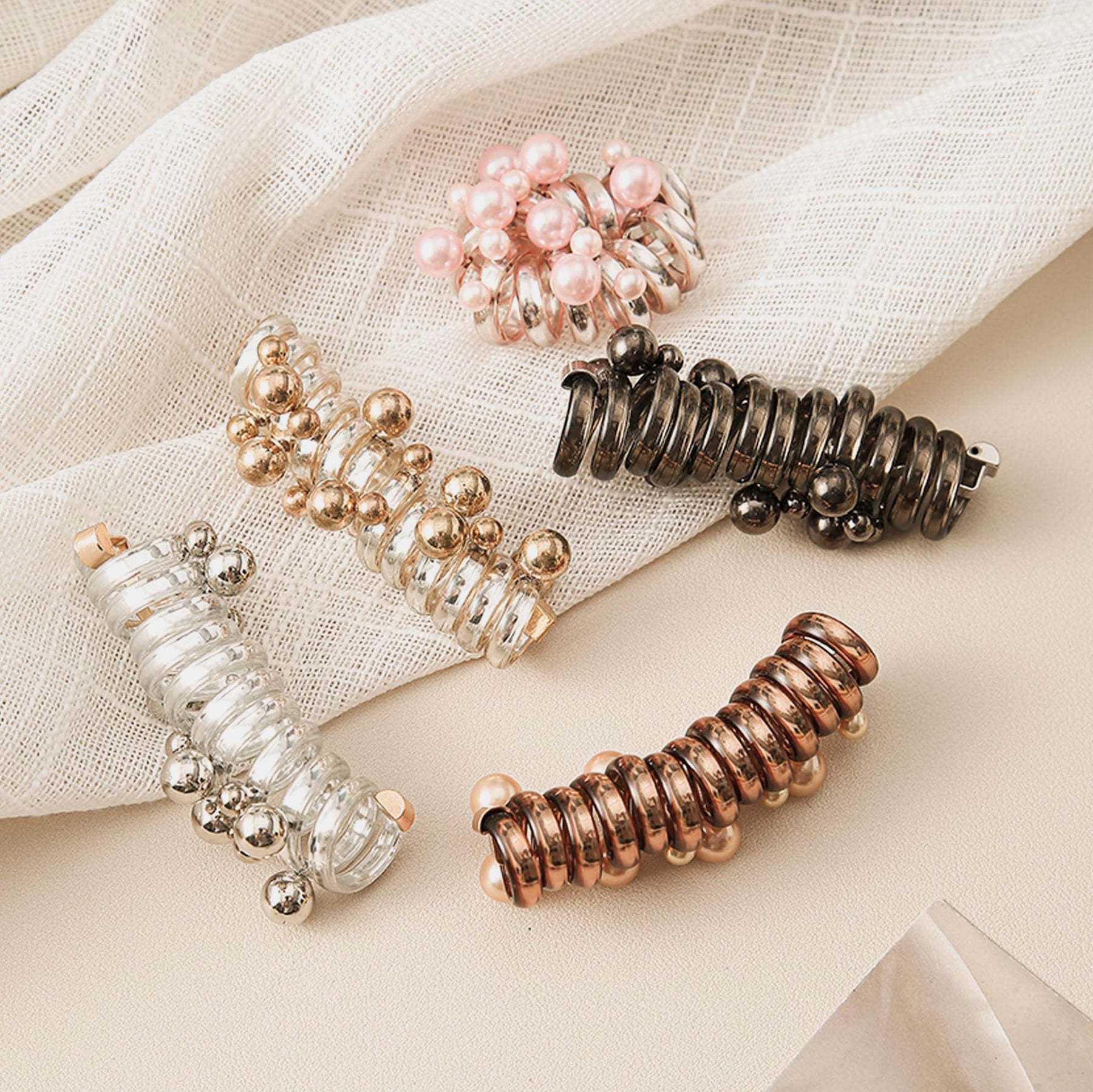 CoilLuxe – Premium Spiral Hair Ties Pack