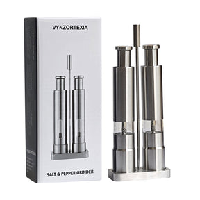GrindMaster – Stainless Steel Salt And Pepper Grinder