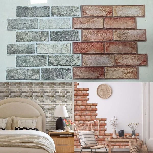 BrickCraft - Self-Adhesive 3D Brick Wallpaper