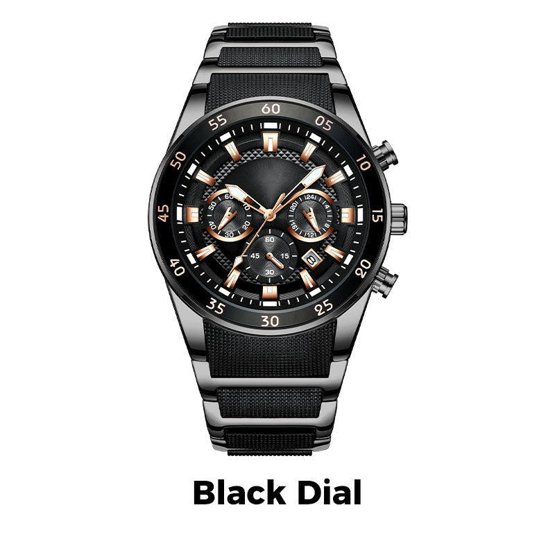 TimeForge – Rugged Men’s Multifunction Watch