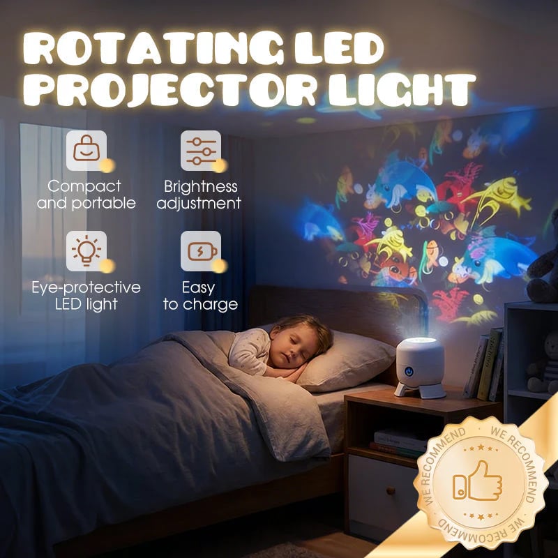 OceanGlow – Rotating LED Light Projector