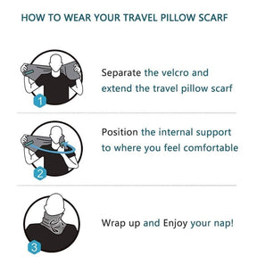 TravelEase – Ergonomic Neck Pillow Pain‑Free Journeys