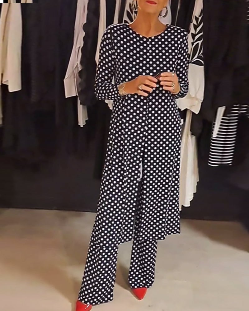 SoftDot Harmony Set – Casual Two-Piece Outfit