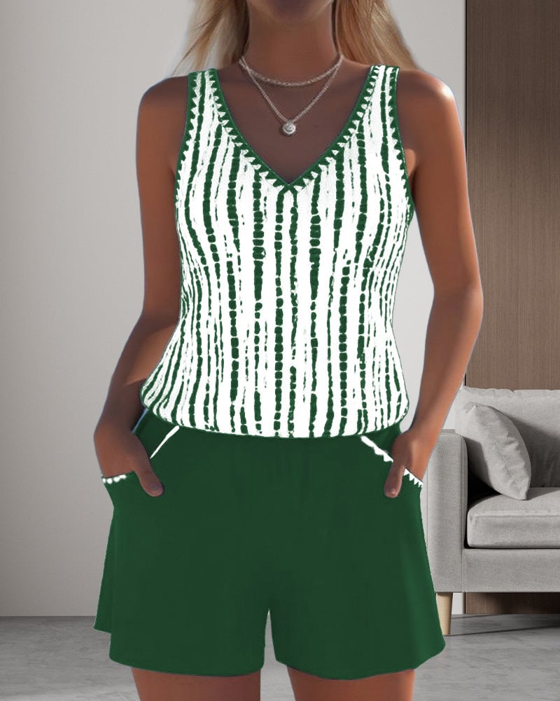 CoastalEase Tankini – Vacation Swimwear