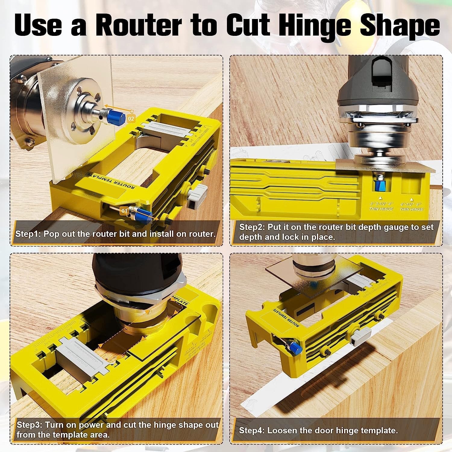 DoorFit ProJig – Hinge Installation Template