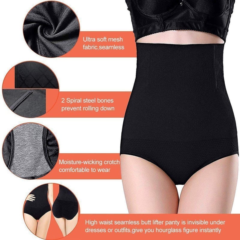SlimElegance – High Waist Tummy Control Shapewear Panties