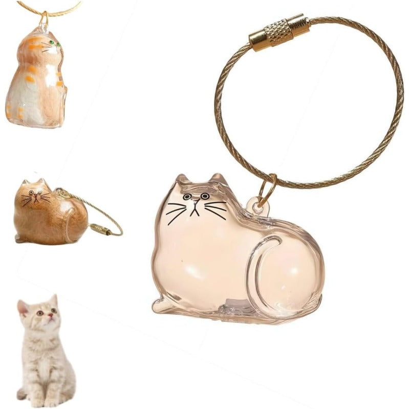 PawMemory – Cat Memorial Keychain Set