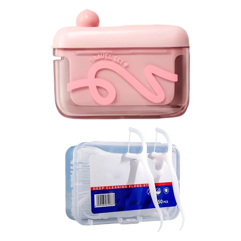 SmileFlow | Pop-Up Dental Floss Storage Case