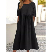 Breeza – Loose Fit Summer Cotton Linen Dress