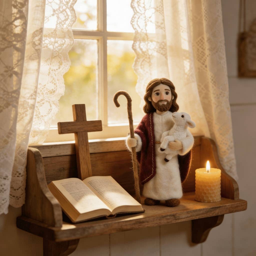 SacredShepherd – Handcrafted Christian Wool Art
