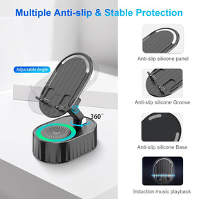 VibeDock – Cell Phone Stand with Sound Amplifier
