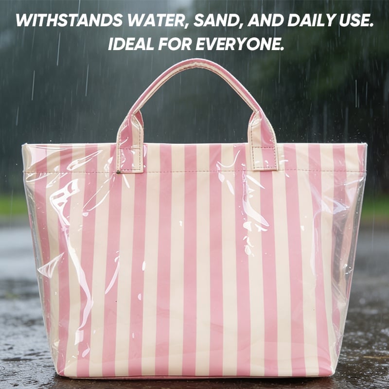 CarryWave – Durable Canvas Striped Tote Bag
