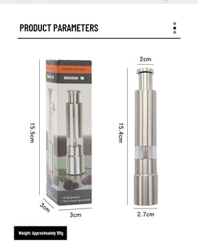 GrindMaster – Stainless Steel Salt And Pepper Grinder