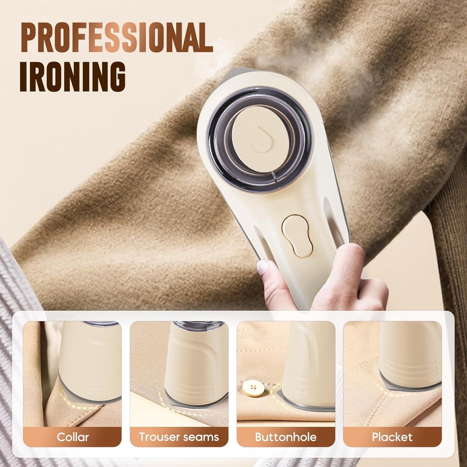 SteamEase – Portable Vacuum Clothes Steamer
