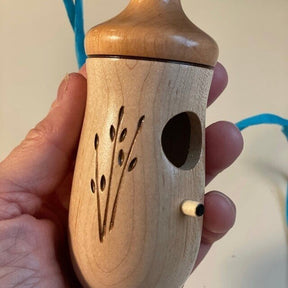 NatureSip – Wooden Hummingbird Feeder for Garden Lovers