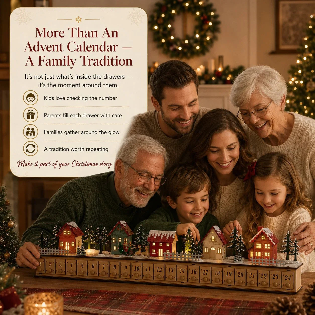 ChristmasGlow - Christmas Village Advent Calendar