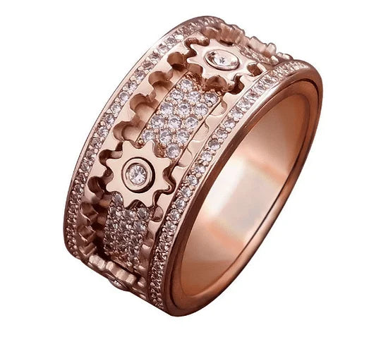 Zigzag - Sliding Ring Modern Statement Style