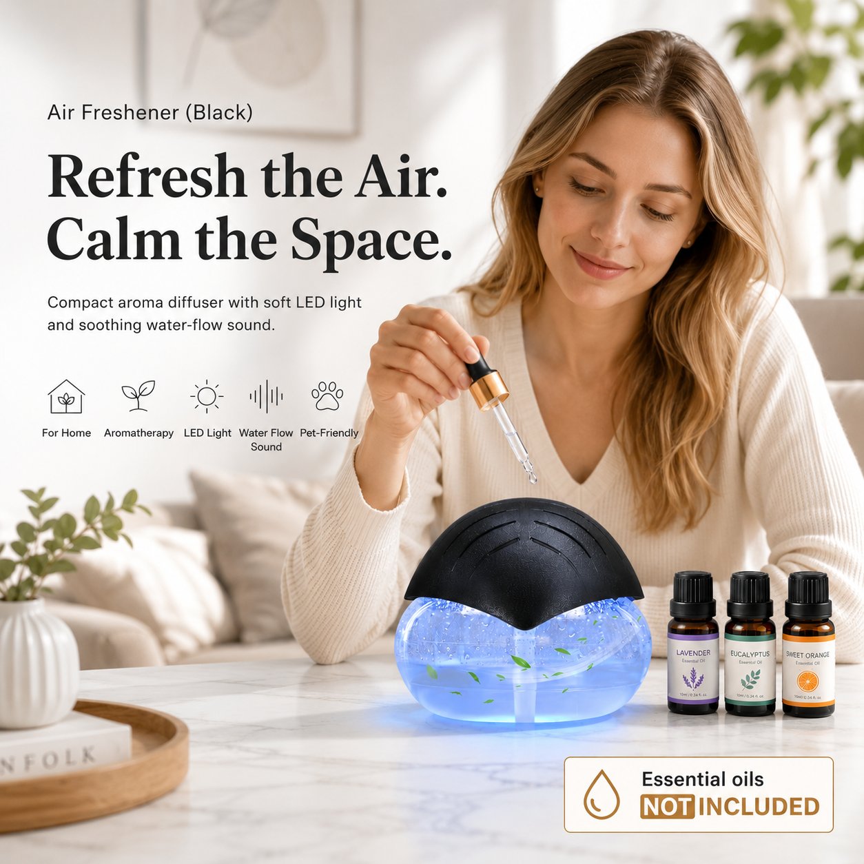 AeroBloom – Fresh Air Revitalizer Diffuser