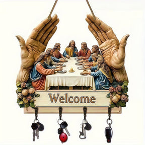 FaithFrame – Jesus & Disciples Wall Art Keychain